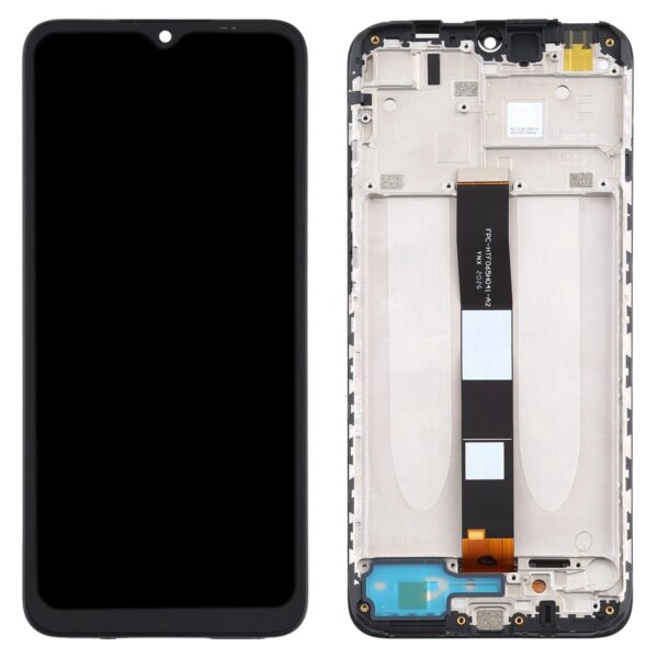 s l1600 - Xiaomi Redmi 10C Sort LCD Skærm