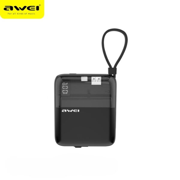 2 - Awei P149K Hurtig Powerbank 10.000 mAh