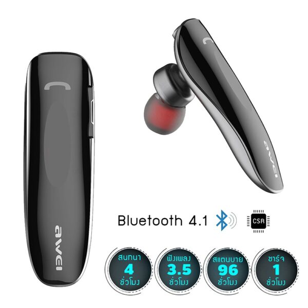 92e4ad9705c311c90ed8363f9fe67b71 - AWEI N1 Bluetooth Mono Øretelefon