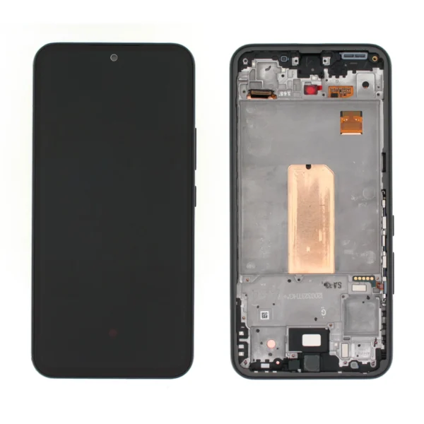 samsung galaxy a54 5g display graphite black gh82 - Samsung A54 5G Lcd Skærm (Incell) Med Ramme