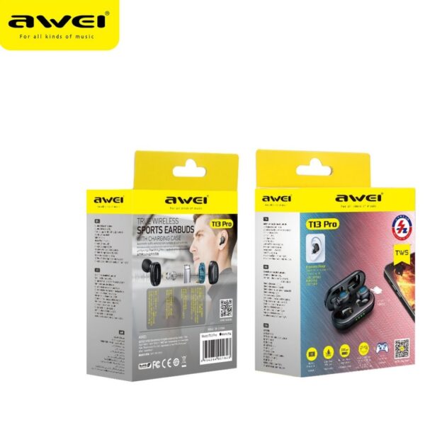 Awei T13Pro 7 - AWEI T13 Pro Trådløs Hovedtelefon