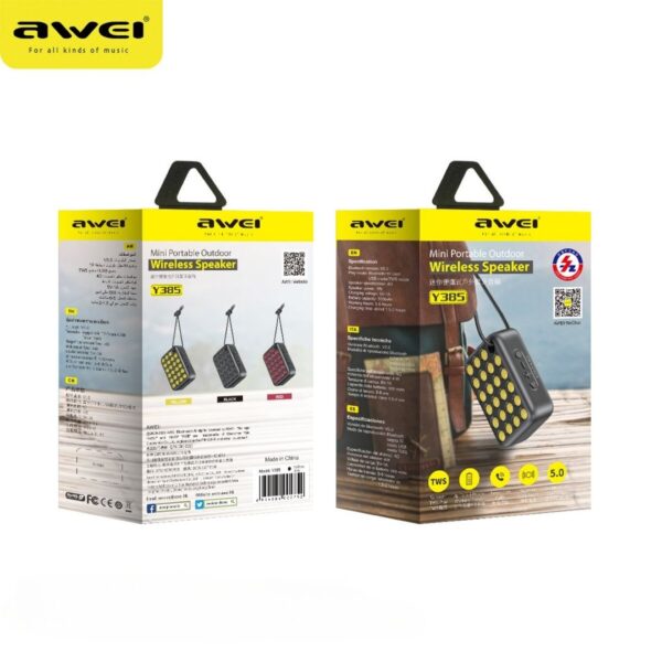 Awei Y385 2 - Awei Y385 Bluetooth Højttaler