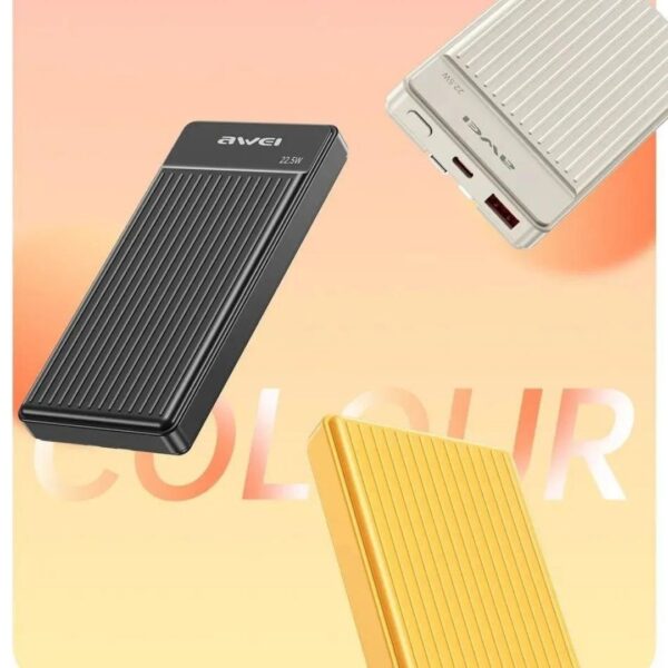 4 - Awei P88K Hurtig Powerbank 10.000 mAh