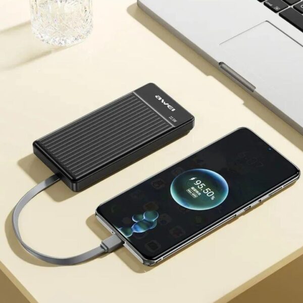 5 - Awei P88K Hurtig Powerbank 10.000 mAh