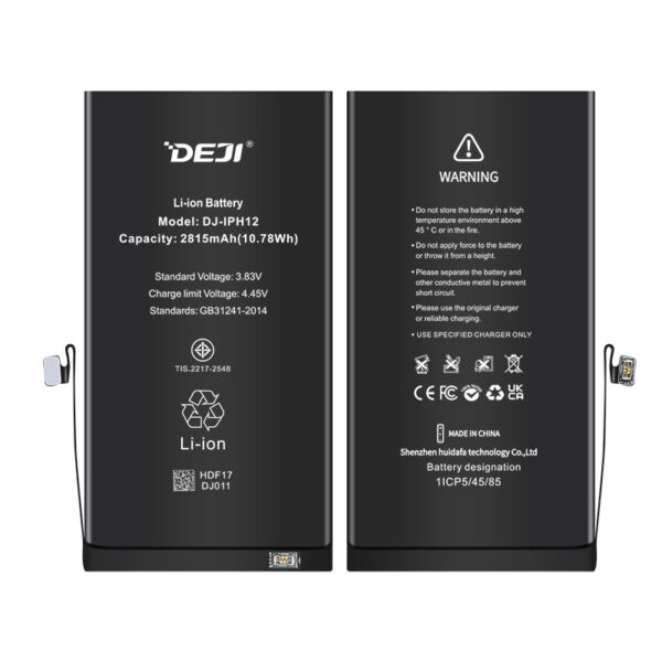 12 - IPhone 12/12 Pro Batteri - Tag on Flex No Pop-Up (Deji)