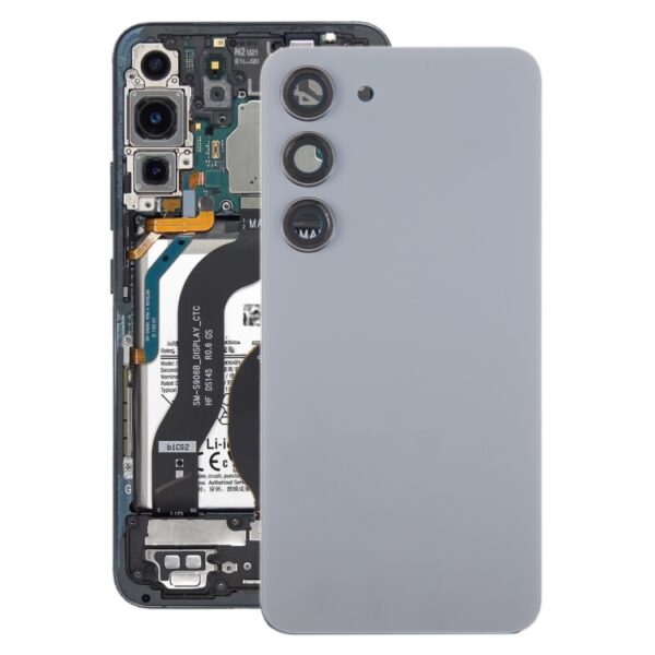 SPA3663HL - Samsung Galaxy S23 Bagglas/Battery Cover/Back Glass Med Kamera Lens
